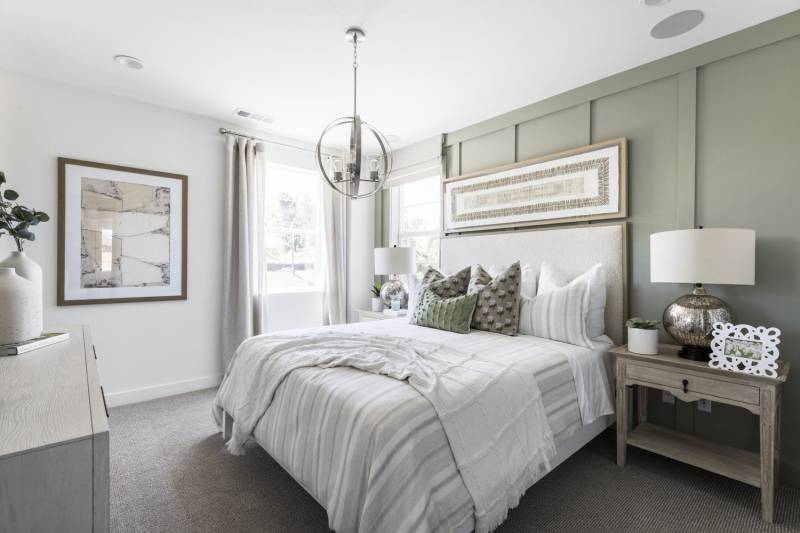 Plan 6 Model Home Bedroom